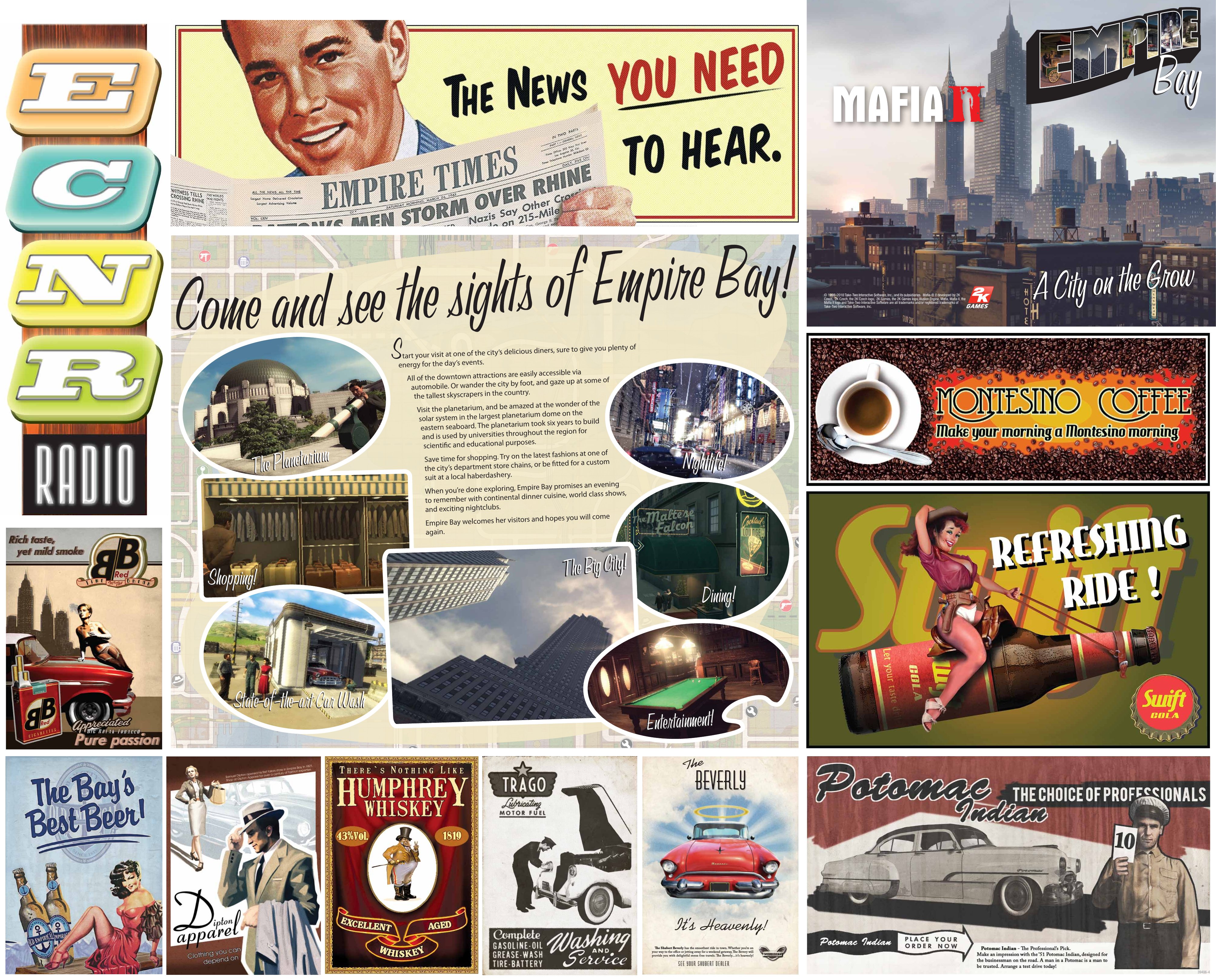 Mafia II Empire Bay Map