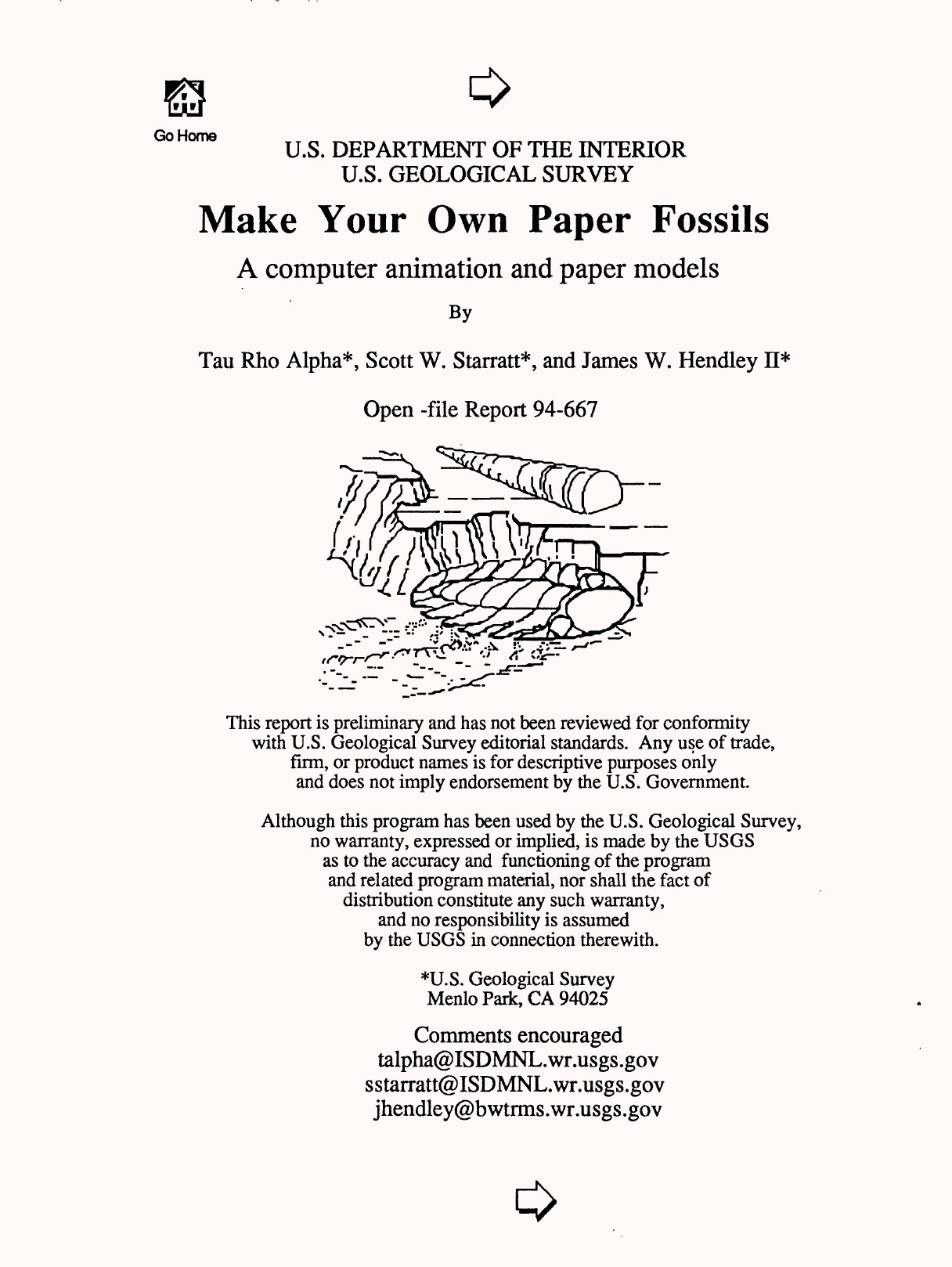 Make Your Own Paper Fossils