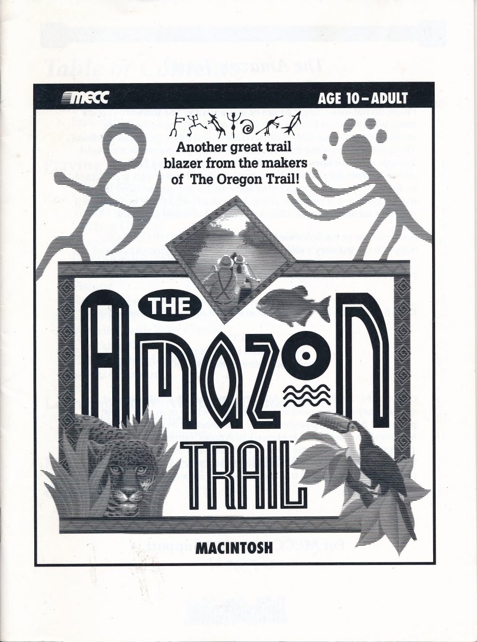 MECC The Amazon Trail for Macintosh manual