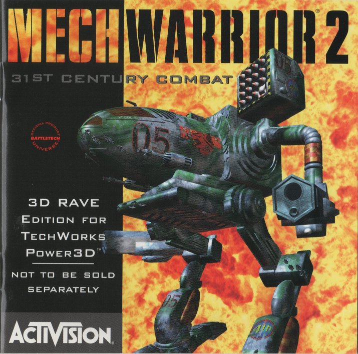 MechWarrior 2 RAVE Edition Mac Booklet