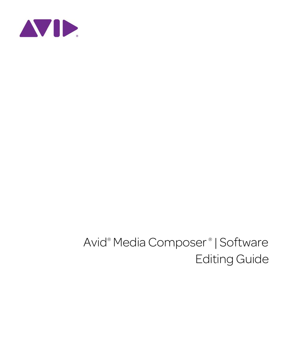 Media Composer Editing Guide 8.3