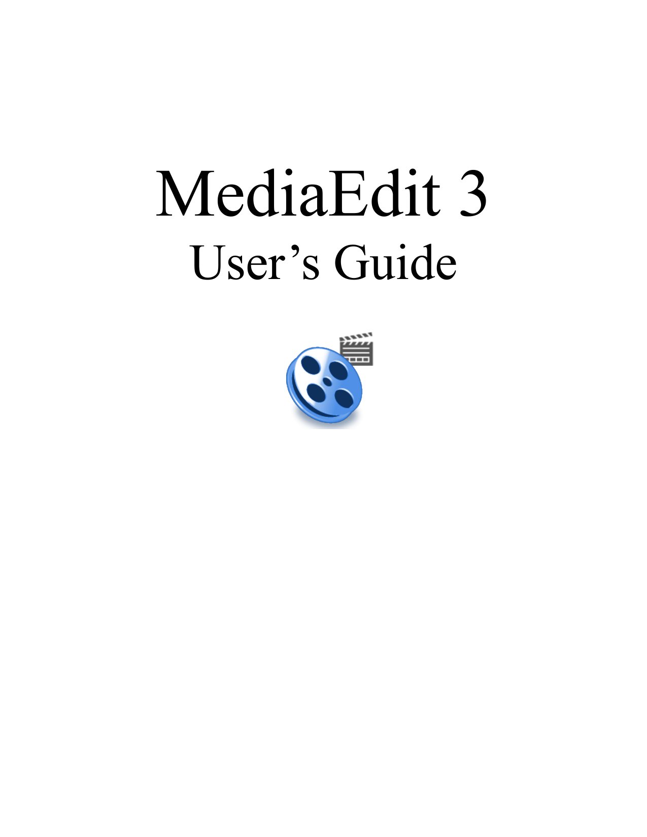 MediaEdit 3 Users Guide