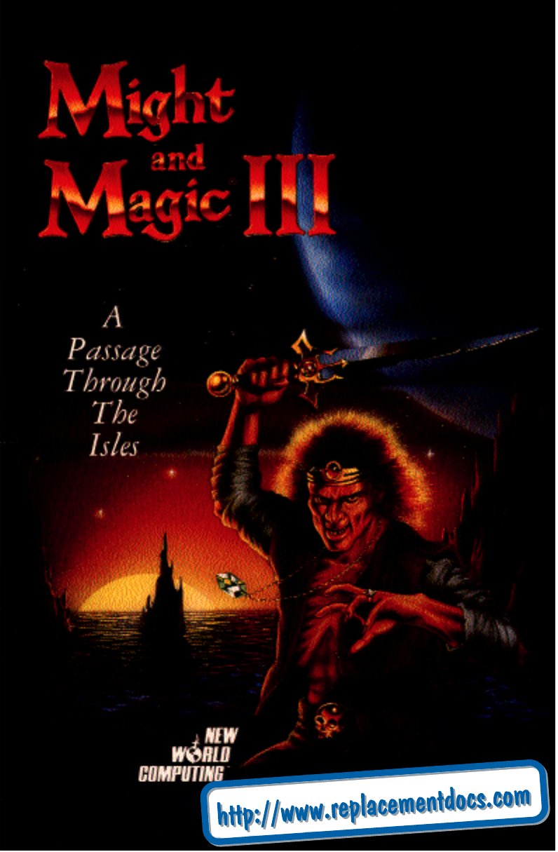 Might and Magic III Manual PC
