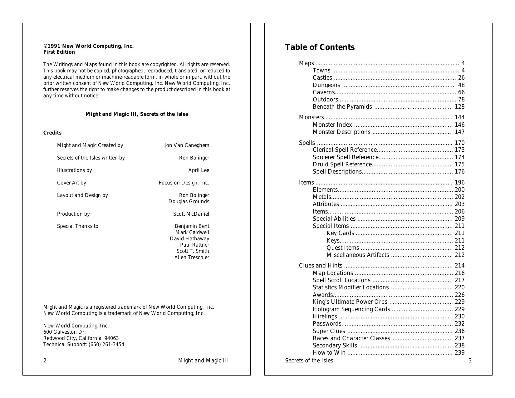 MightAndMagic3 officialguide