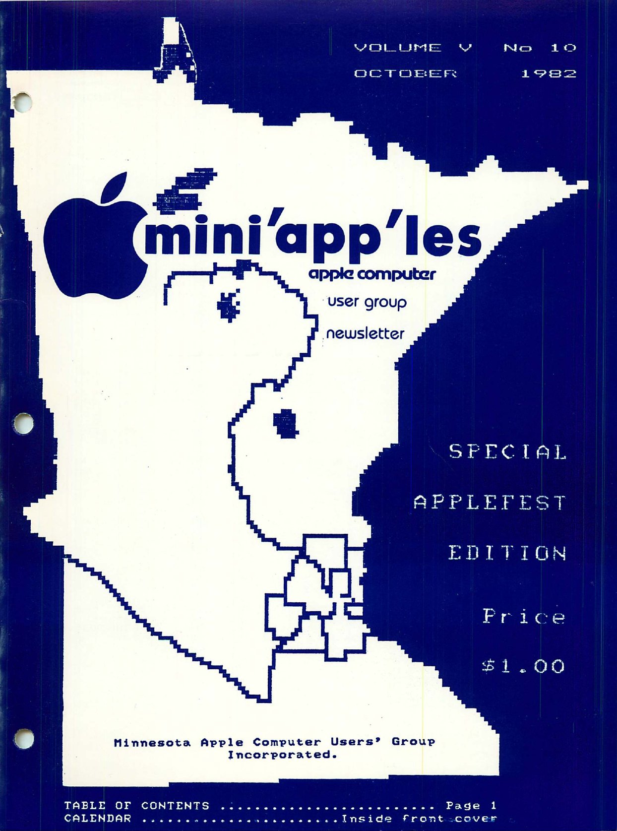 Mini'app'les Newsletter — October 1982