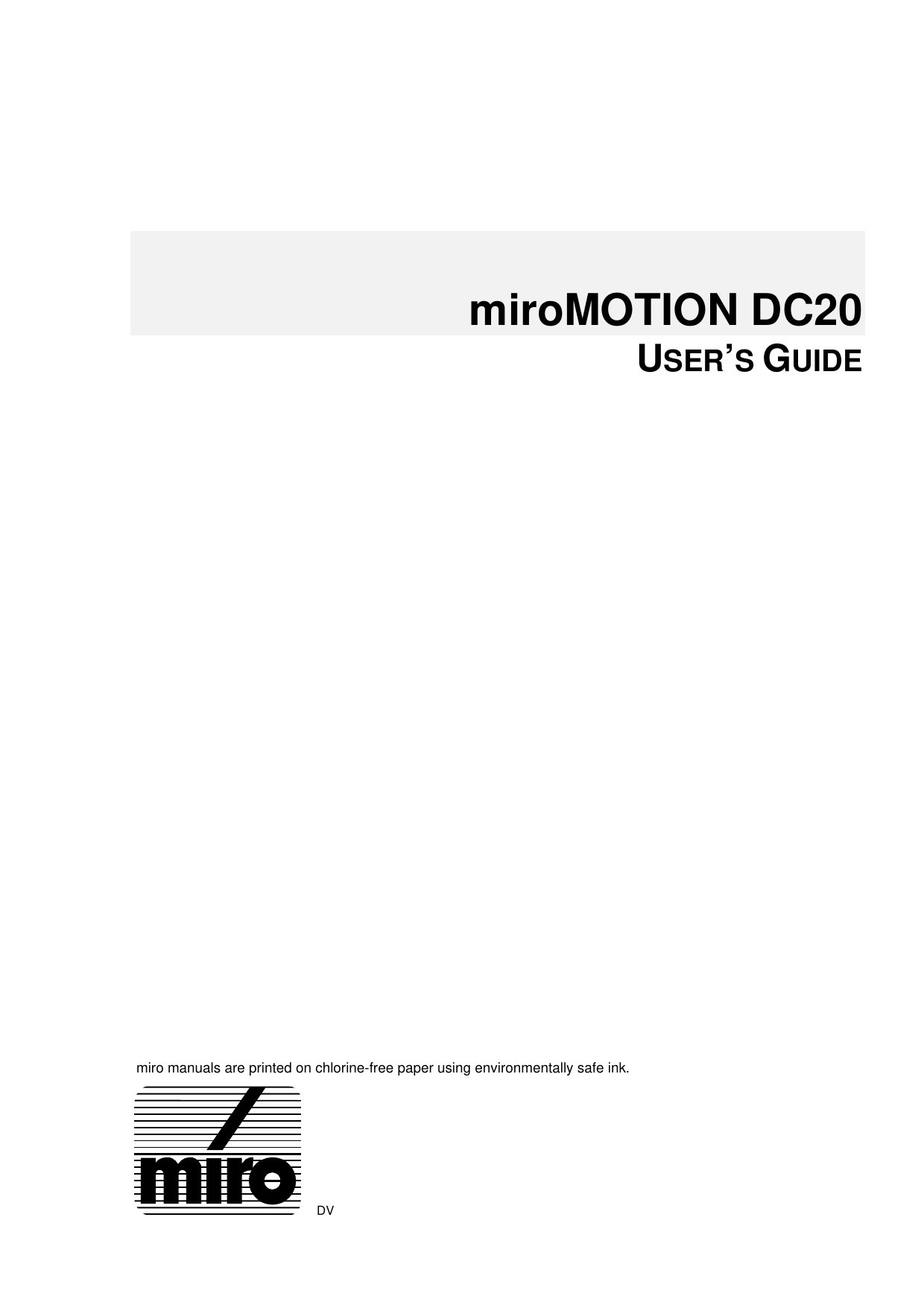 Miro DC20 e