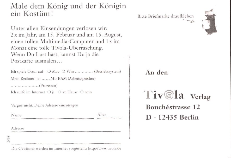MitterNachtsSpiel Postcard