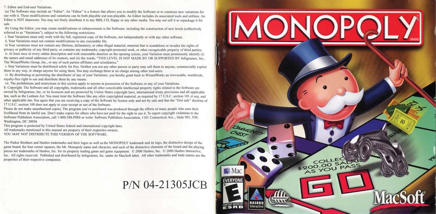 Monopoly v2 manual