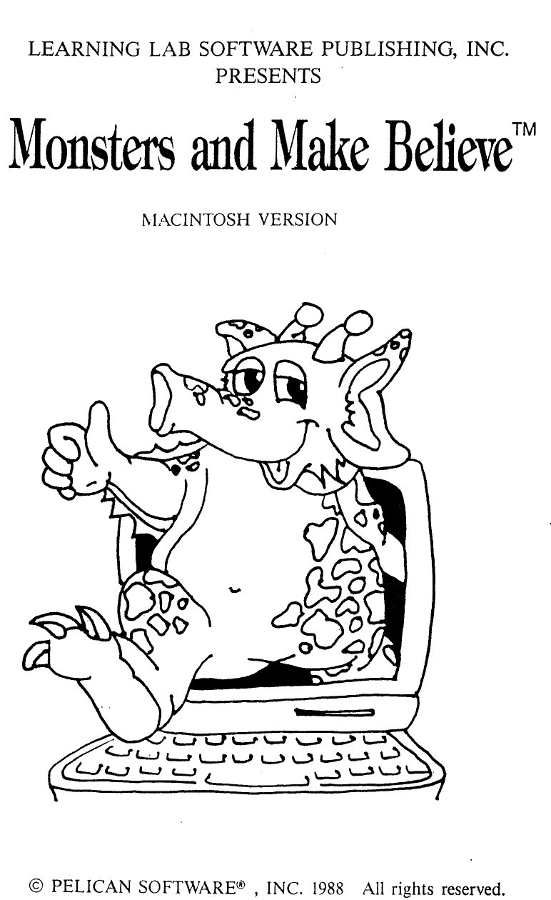 Monsters Make Believe v2 manual