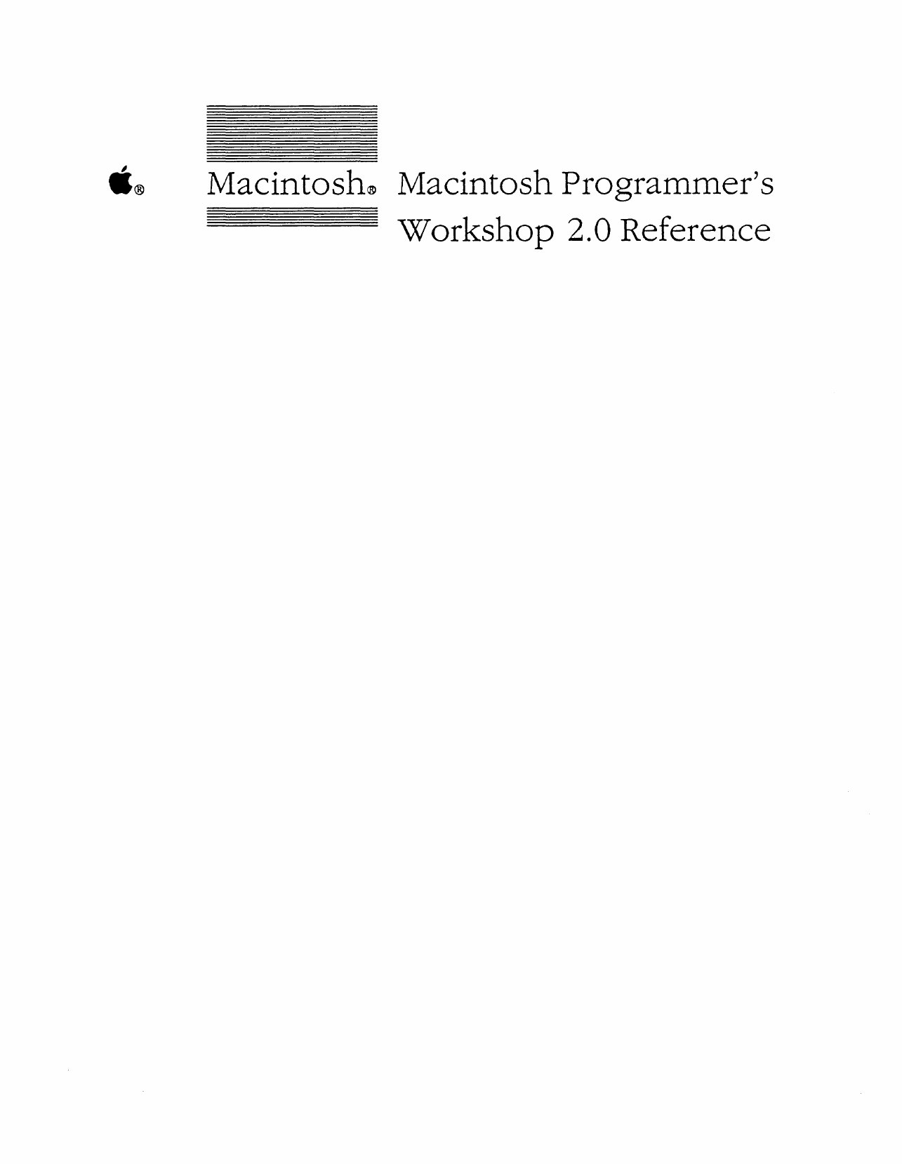 MPW 2.0 Reference 1987
