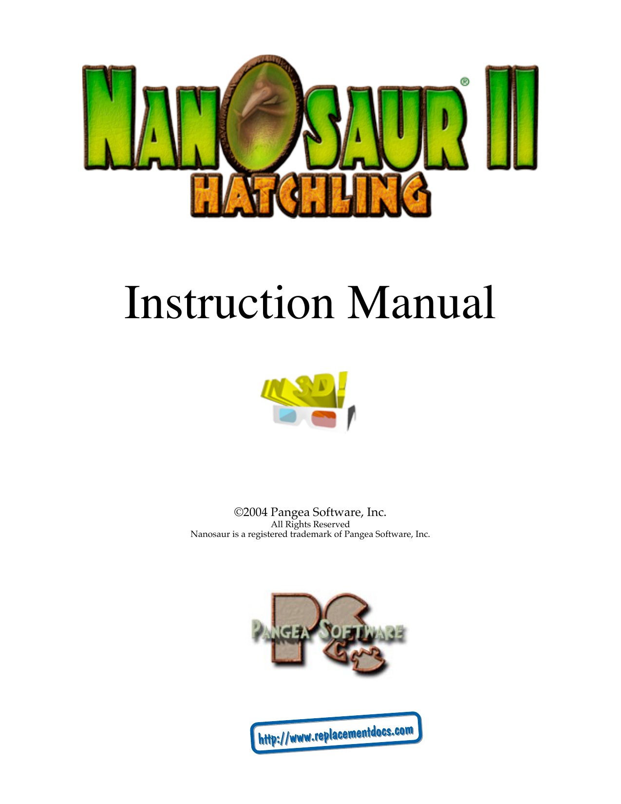 Nanosaur 2 Manual