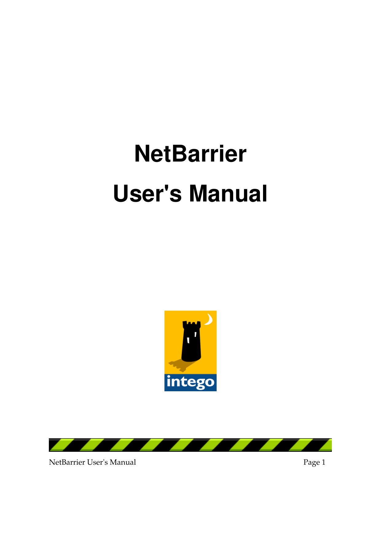 NetBarrier Manual