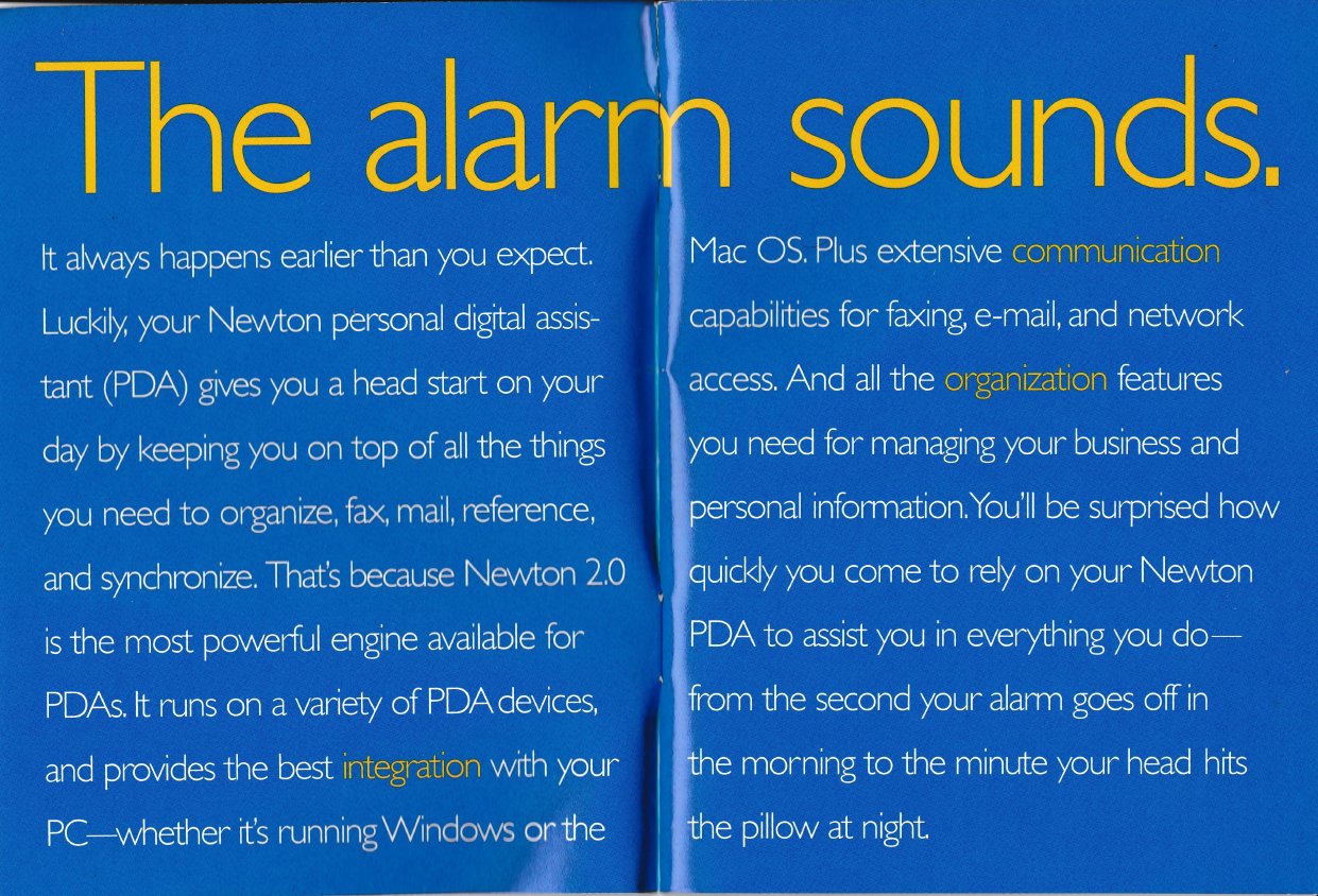 Newton booklet