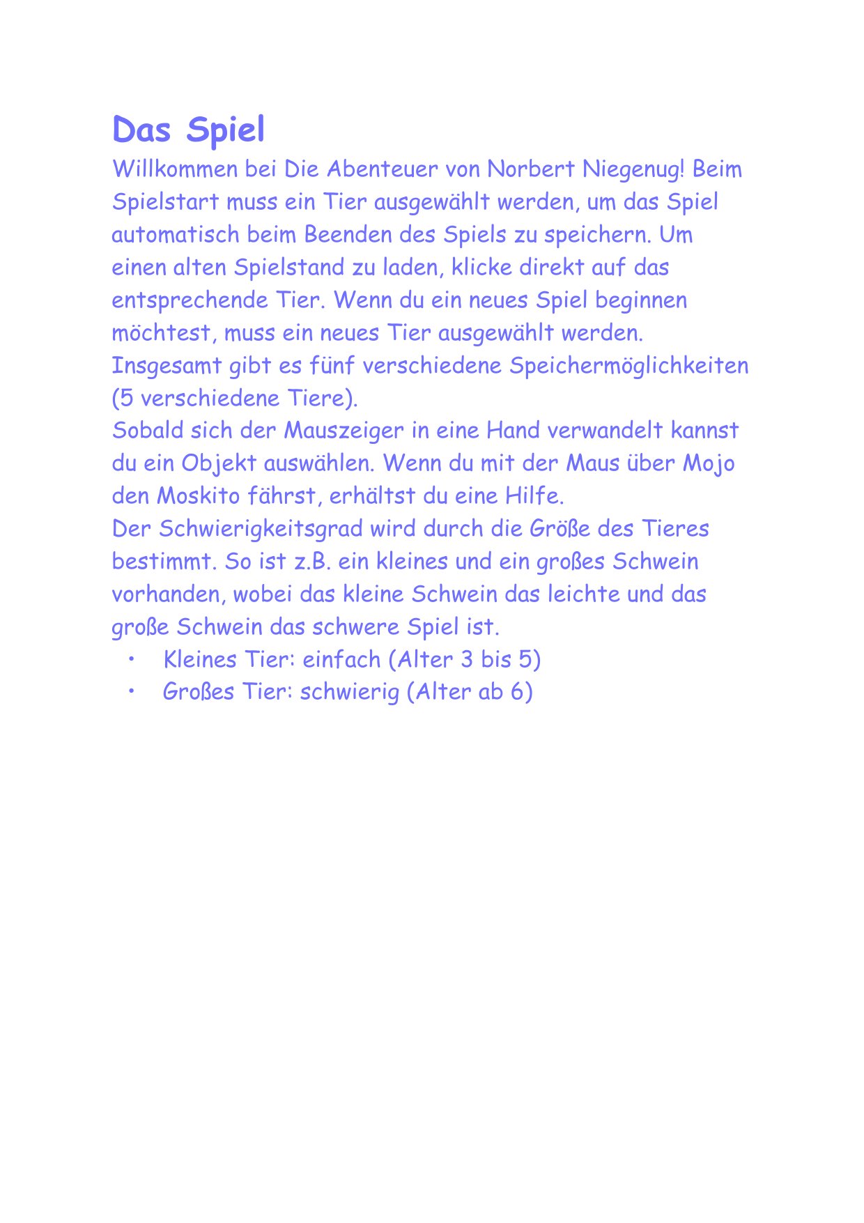 Norbert Niegenug Anleitung