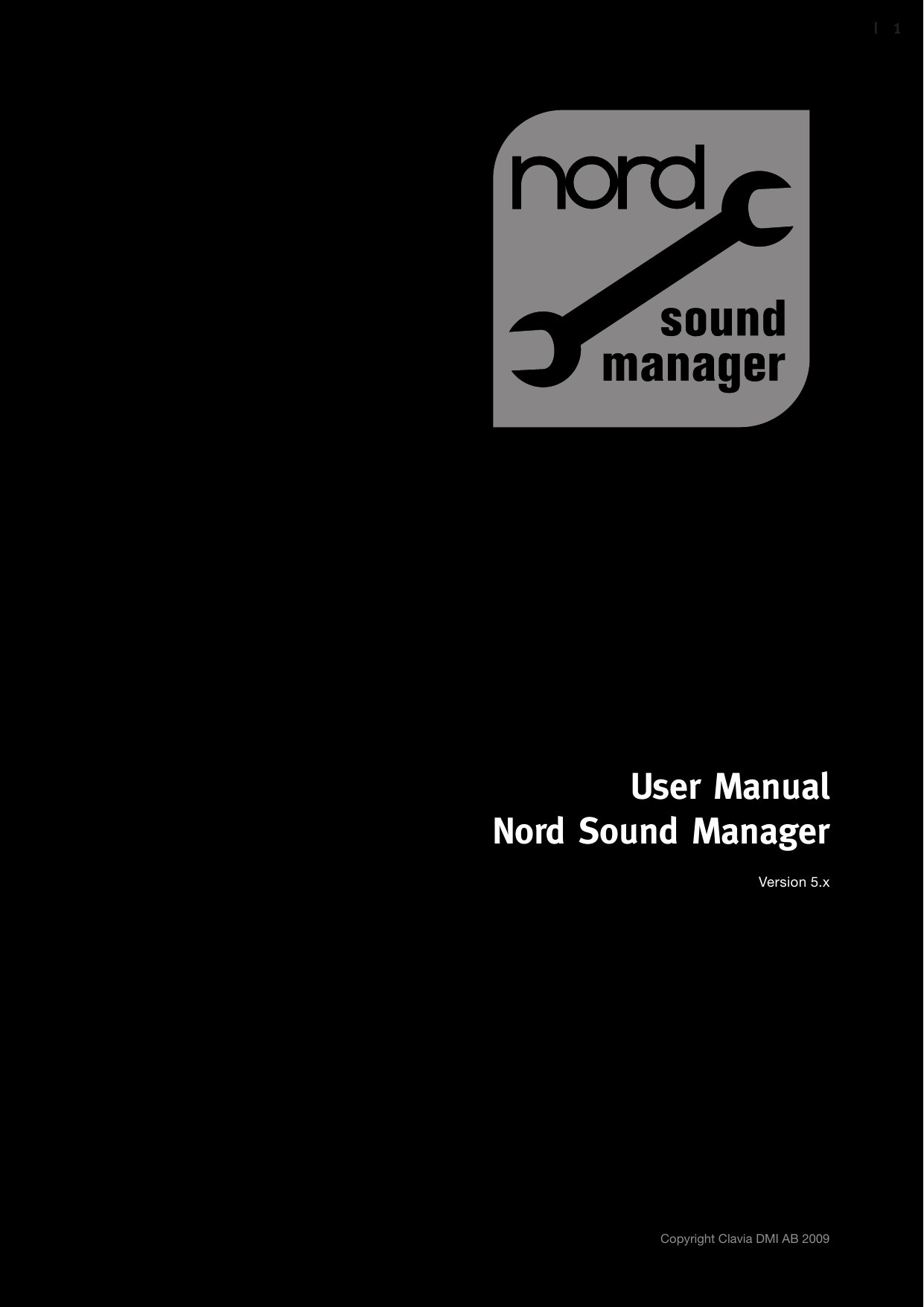 Nord Sound Manager Manual v5.x eng