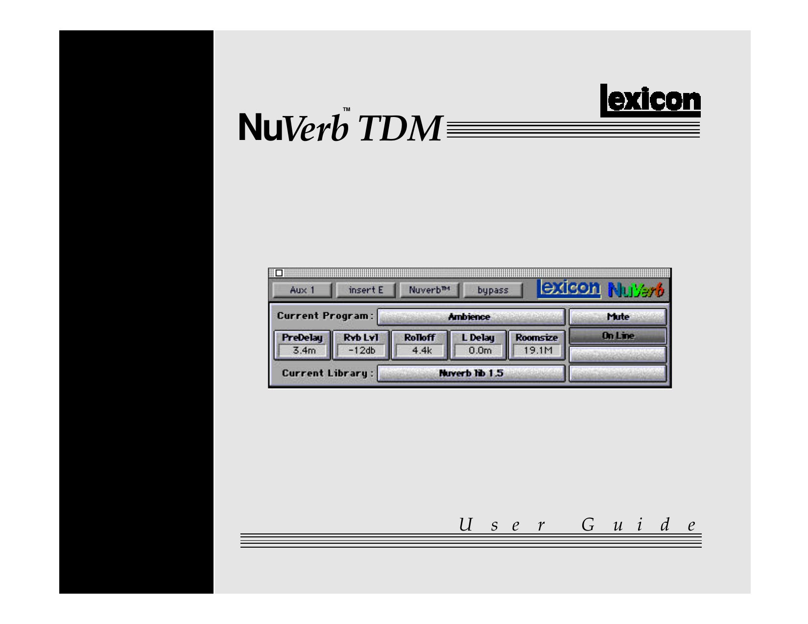 NuVerbTDM User Guide Rev1