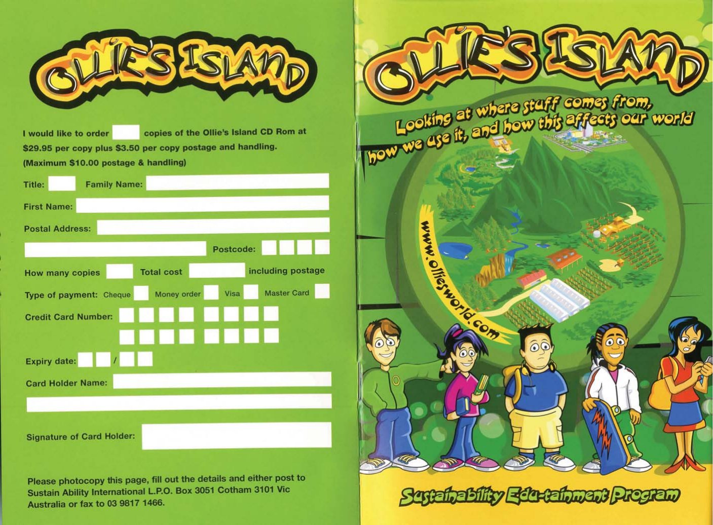 Ollies Island manual