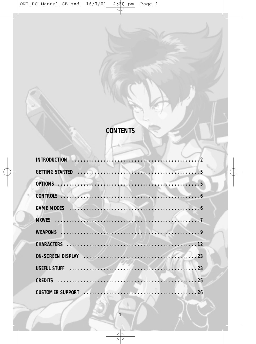 Oni Manual