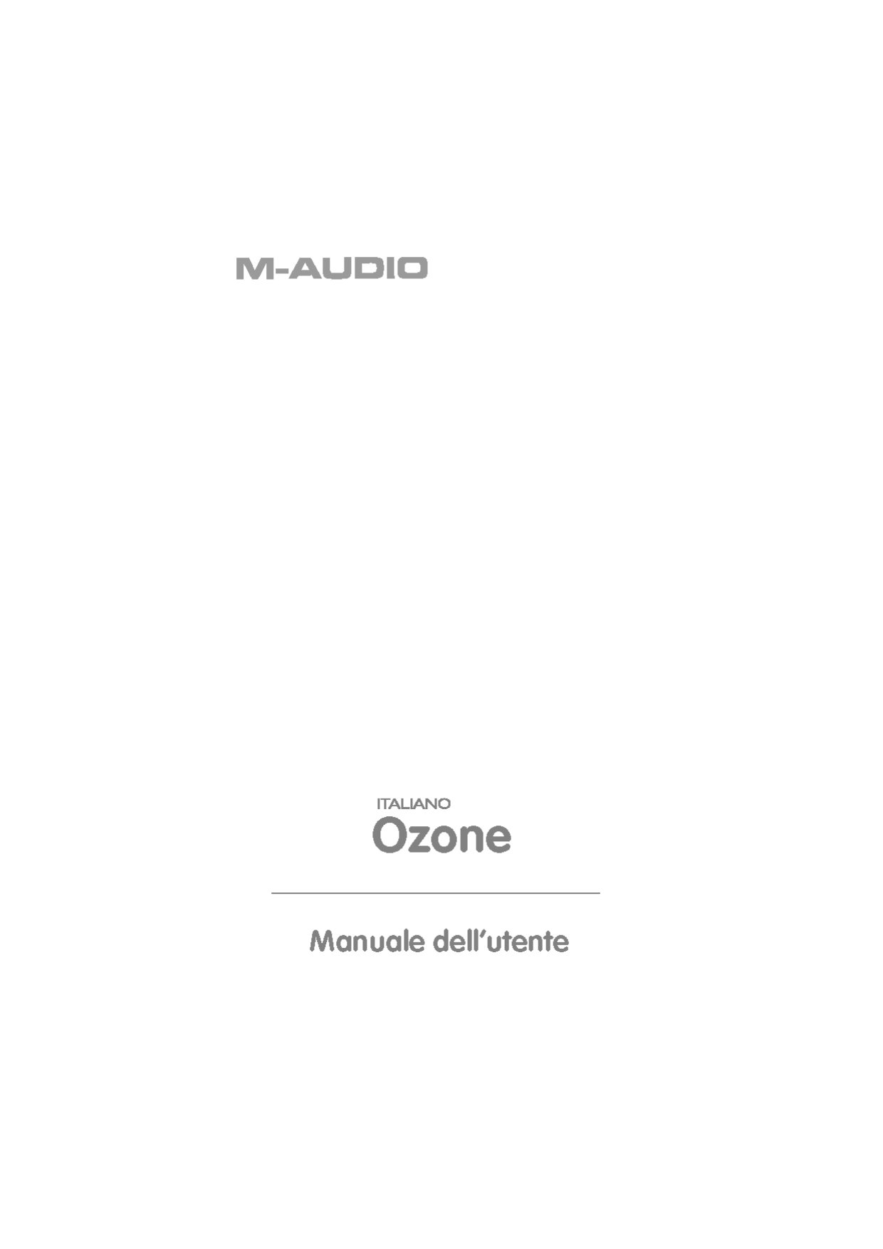 Ozone Manual IT