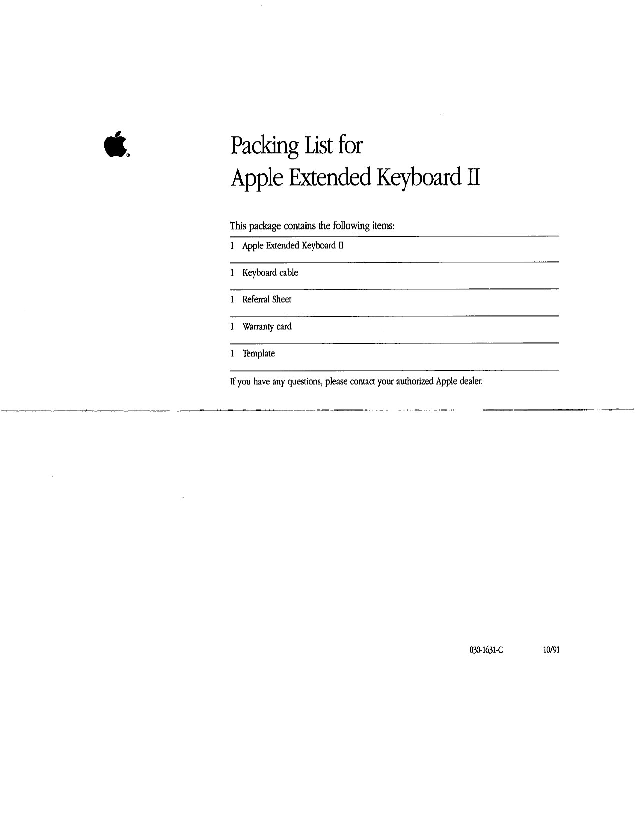Packing List AEK II 030 1631 C ebook