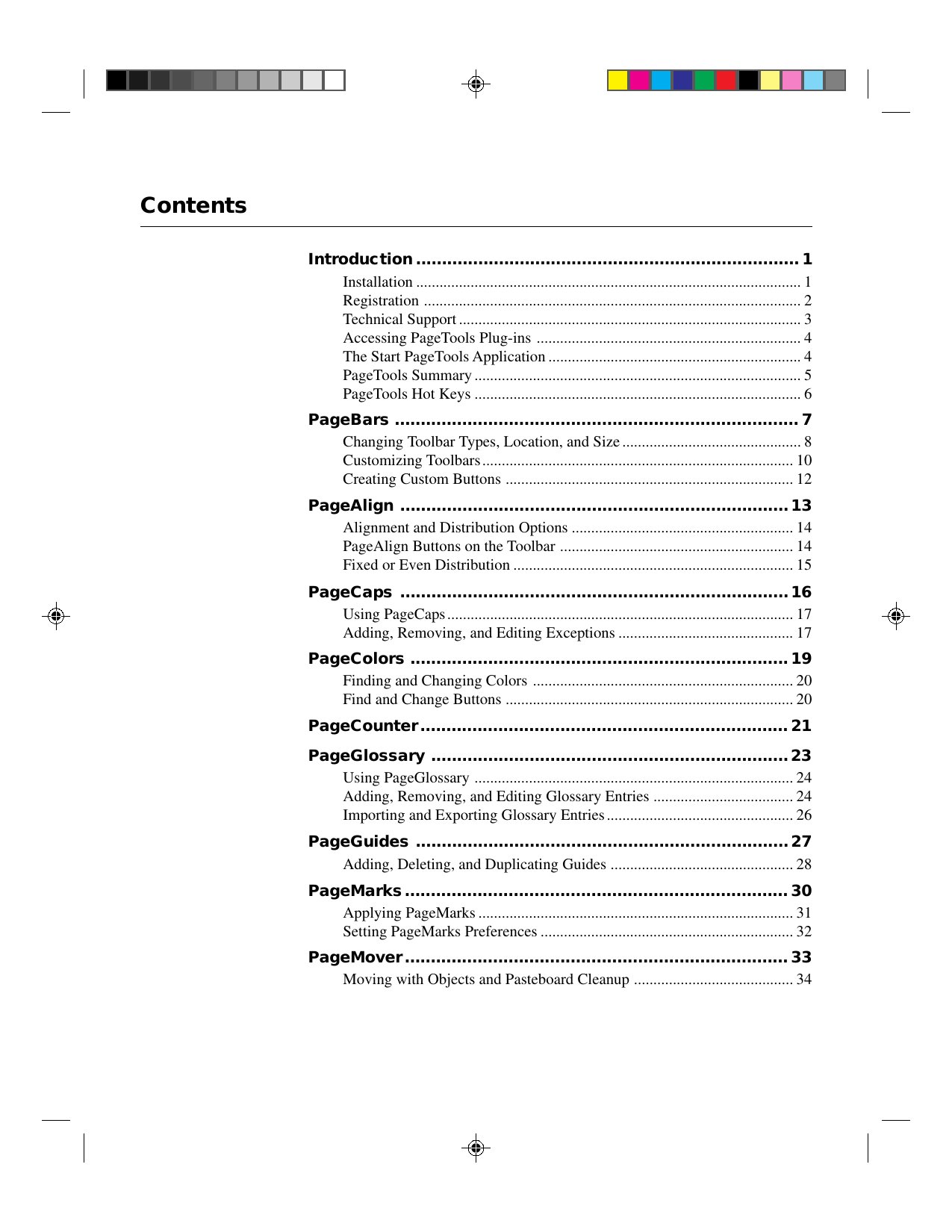 PageTools Manual