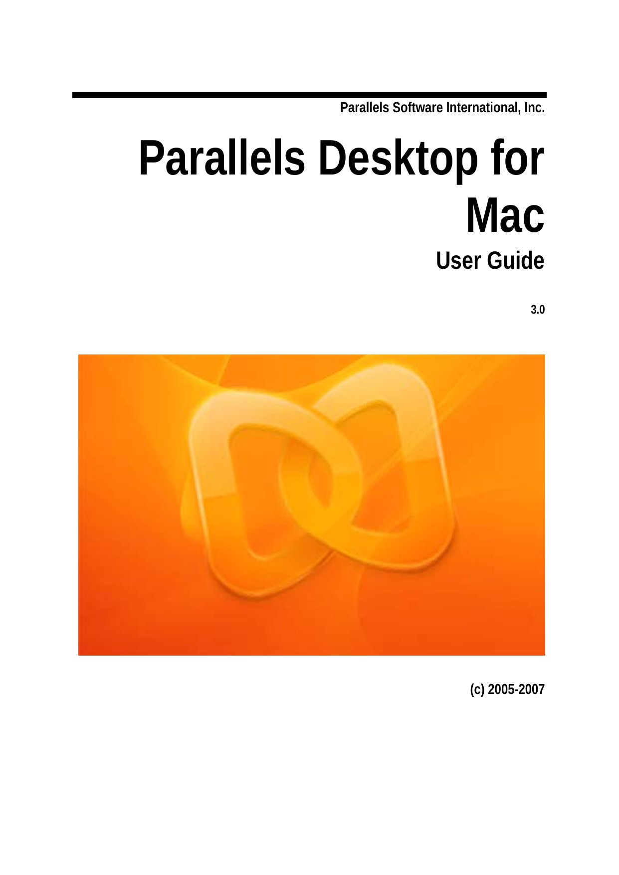 Parallels Desktop for Mac User Guide