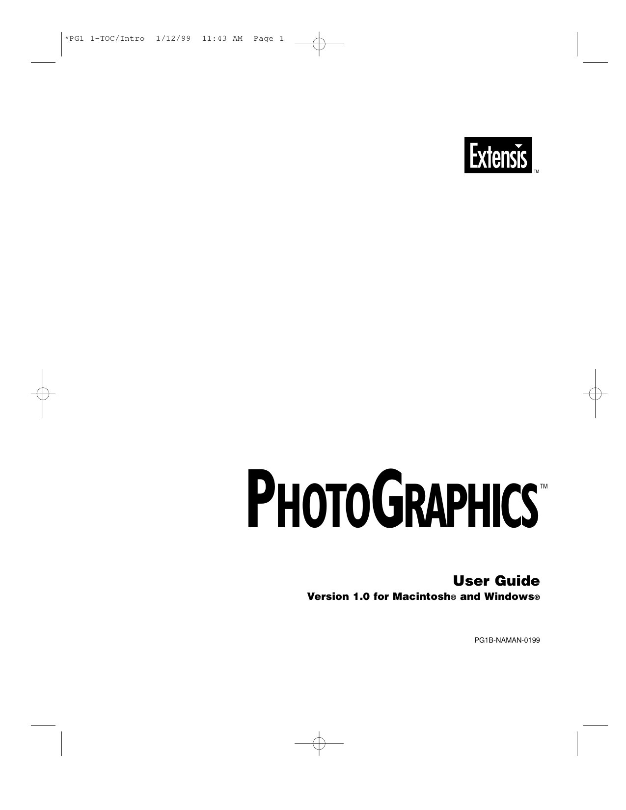 PhotoGraphics Manual