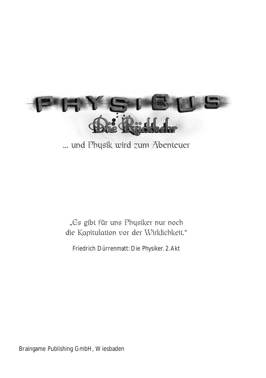 PhysicusII Handbuch