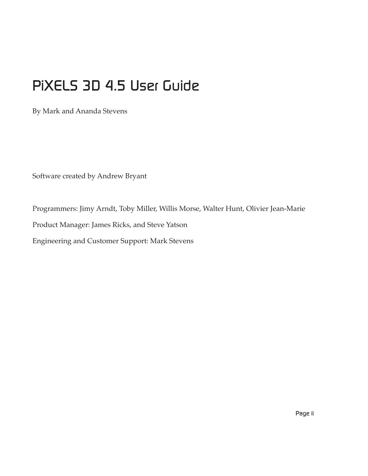 Pixels45Manual