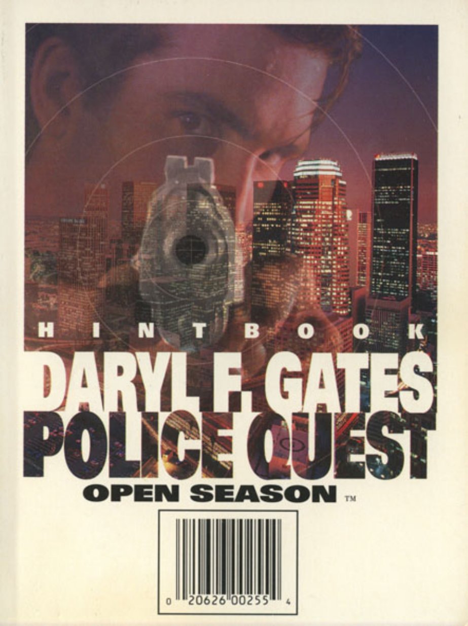 Police Quest 4 Hint Book