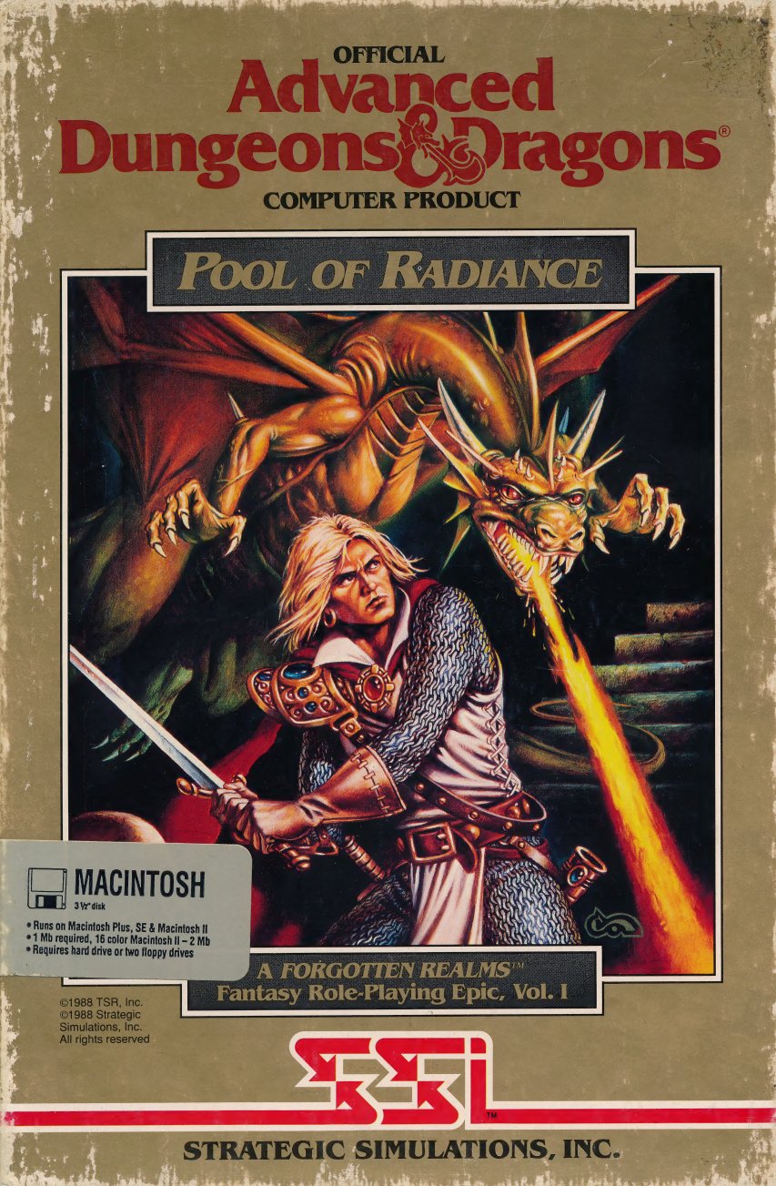 Pool of Radiance manual