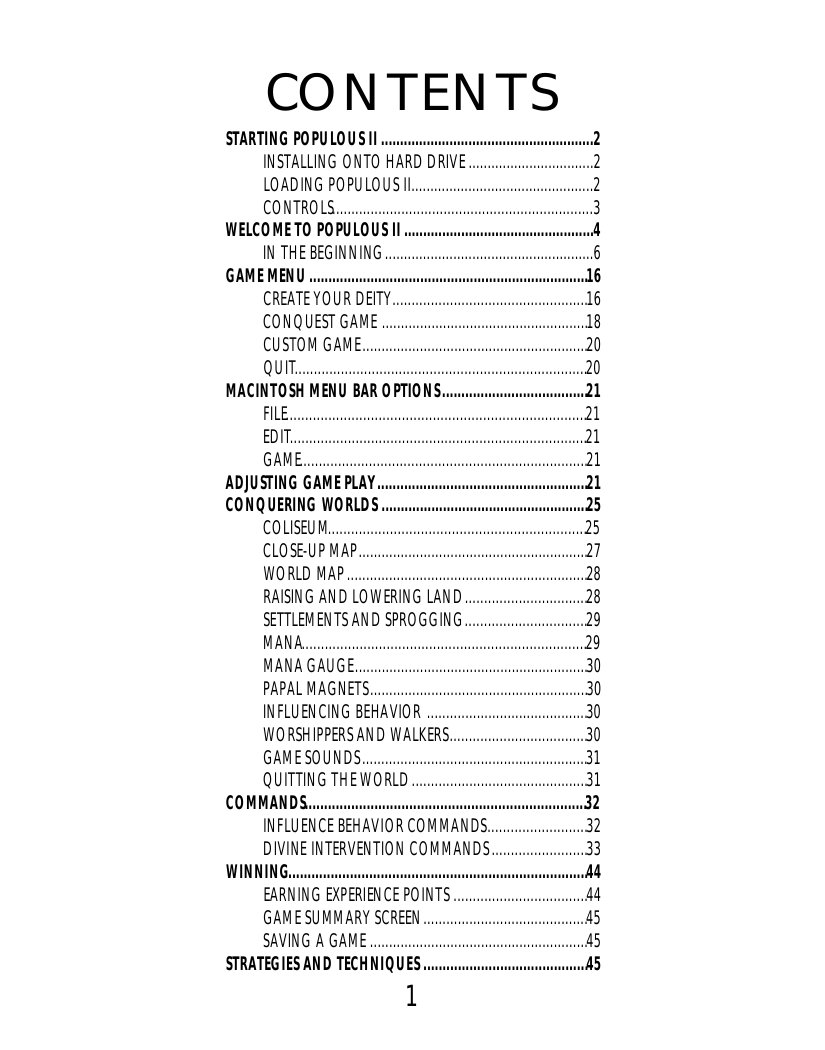 PopulousIIManual