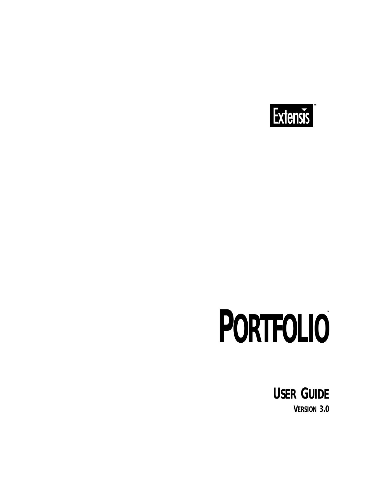 Portfolio Manual