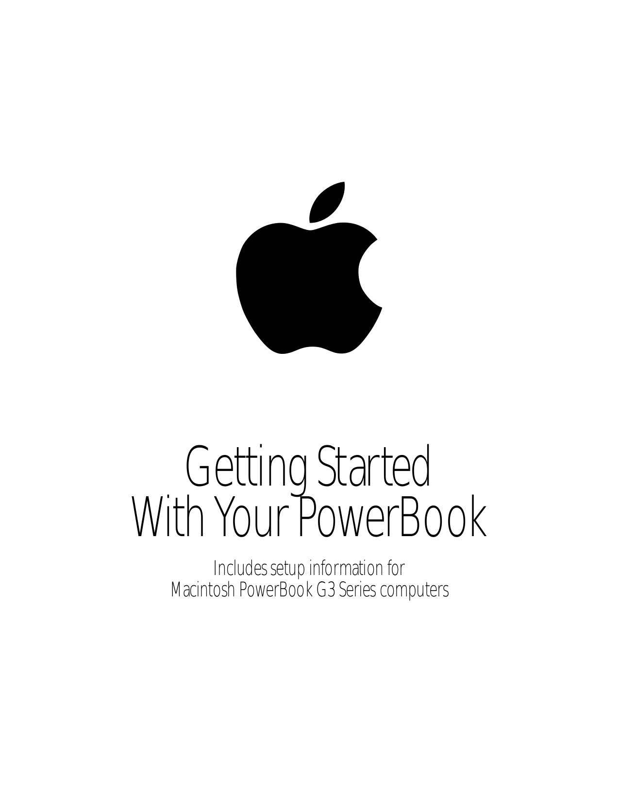 PowerBookG3 BronzeKeybdGettingStarted