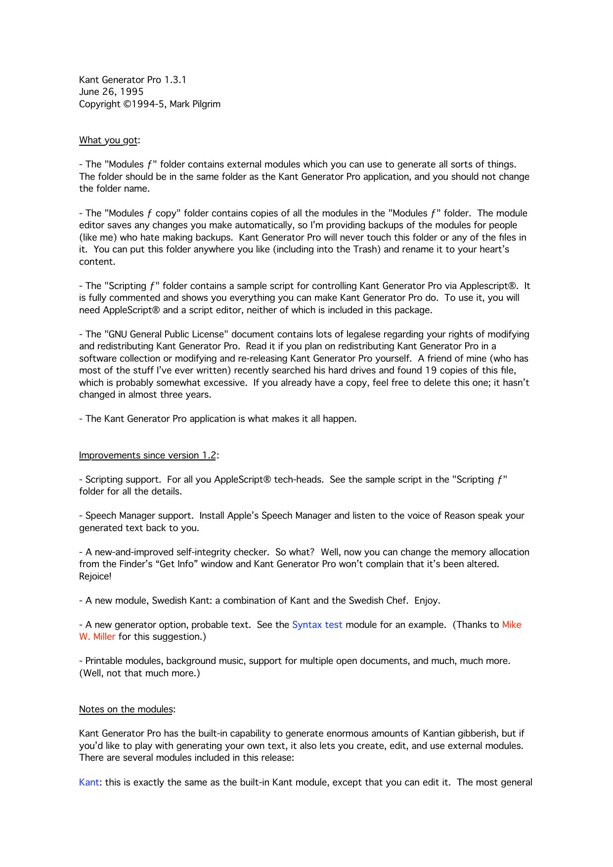 Program notes