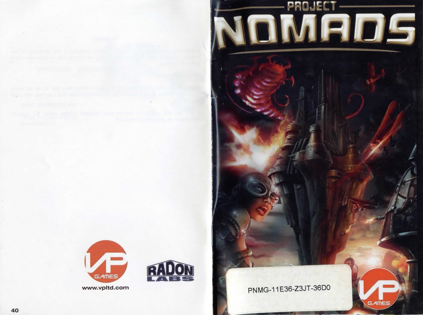 Project Nomads manual