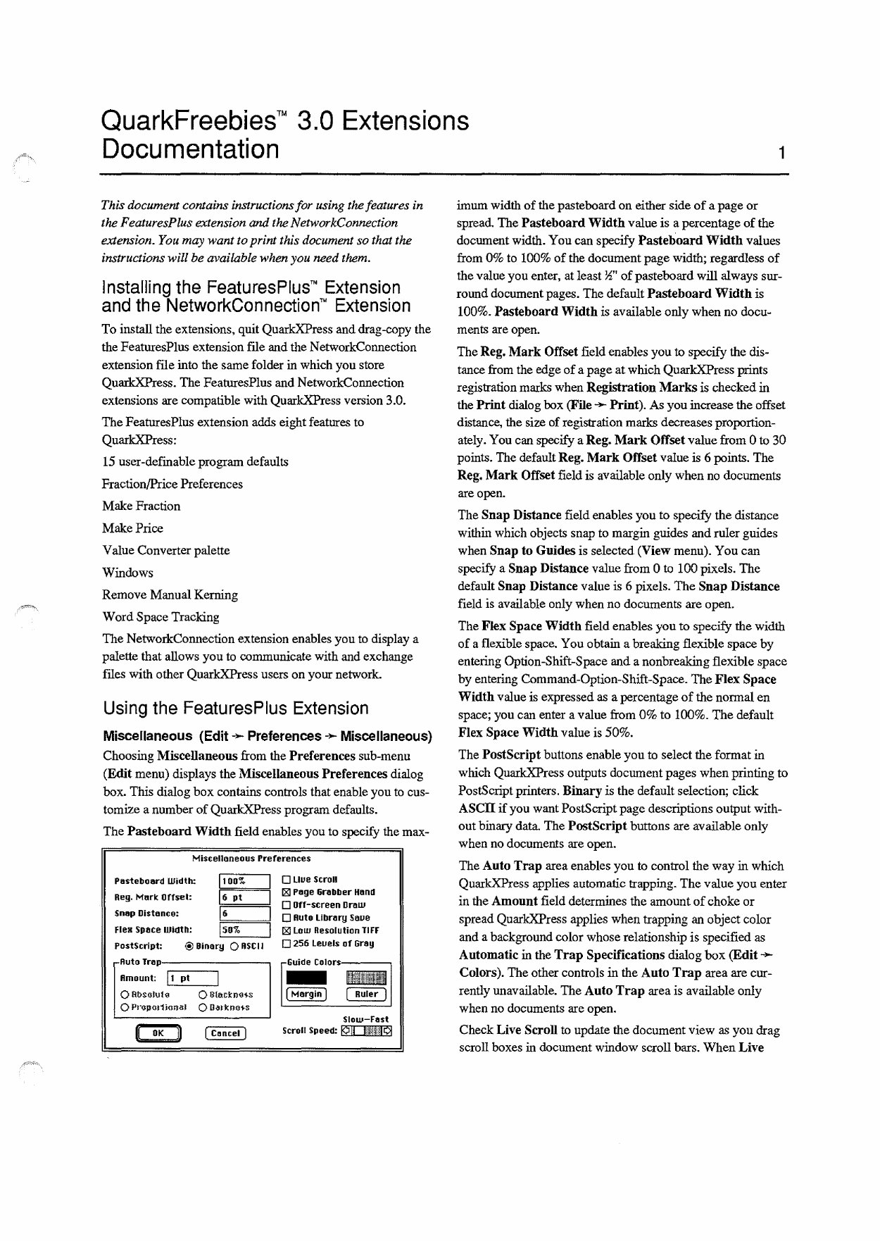 QuarkFreebies 3.0 Documentation