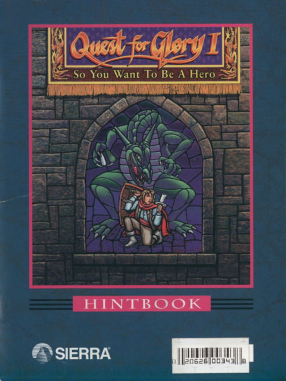 Quest for Glory 1 Hint Book