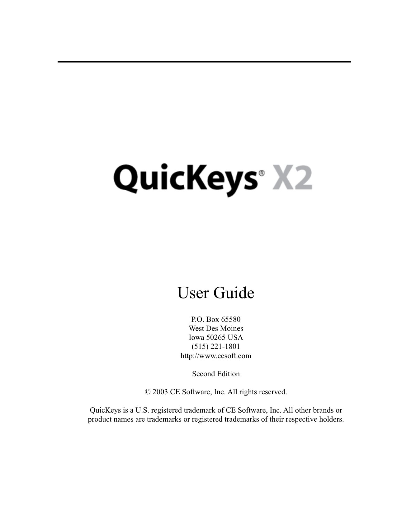QuicKeysX2UserGuide