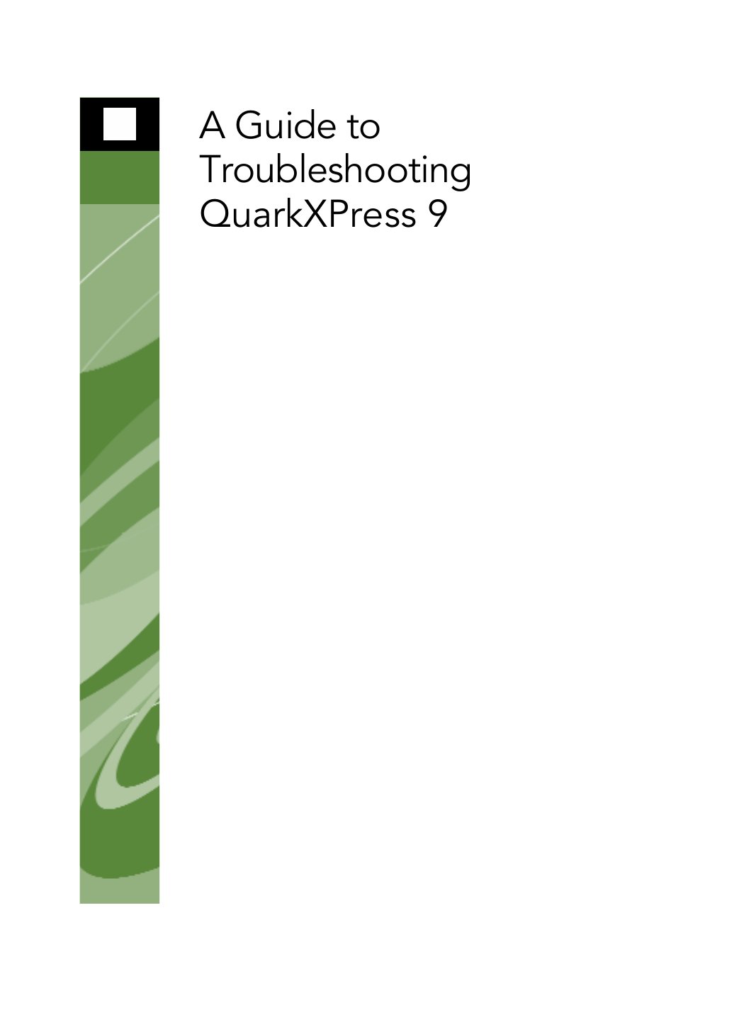 QXP 9 Troubleshooting Guide en us