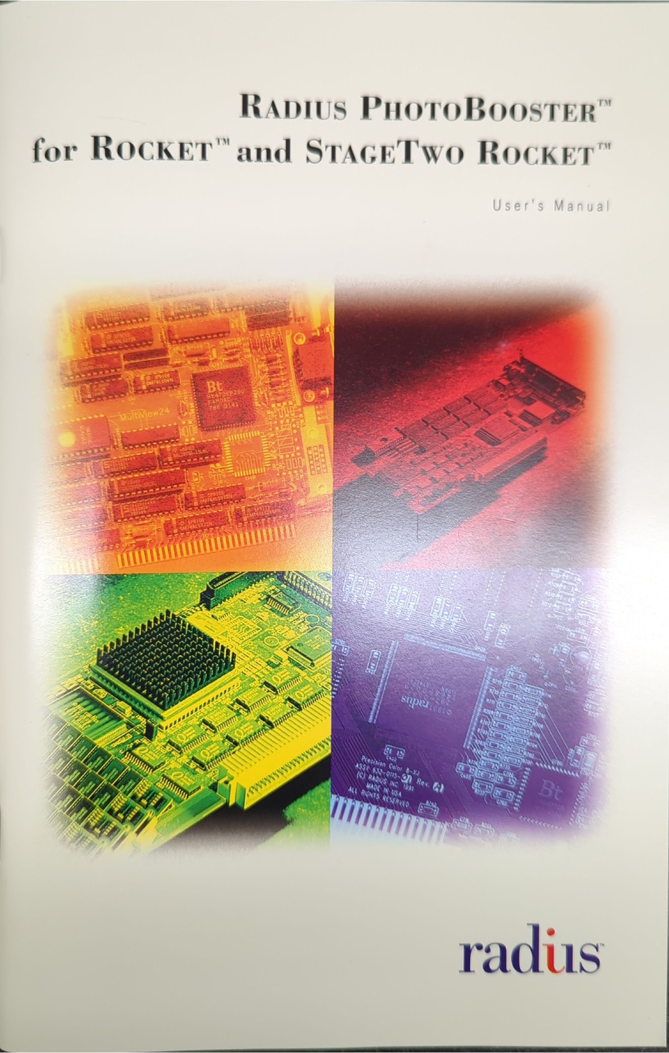 Radius PhotoBooster manual