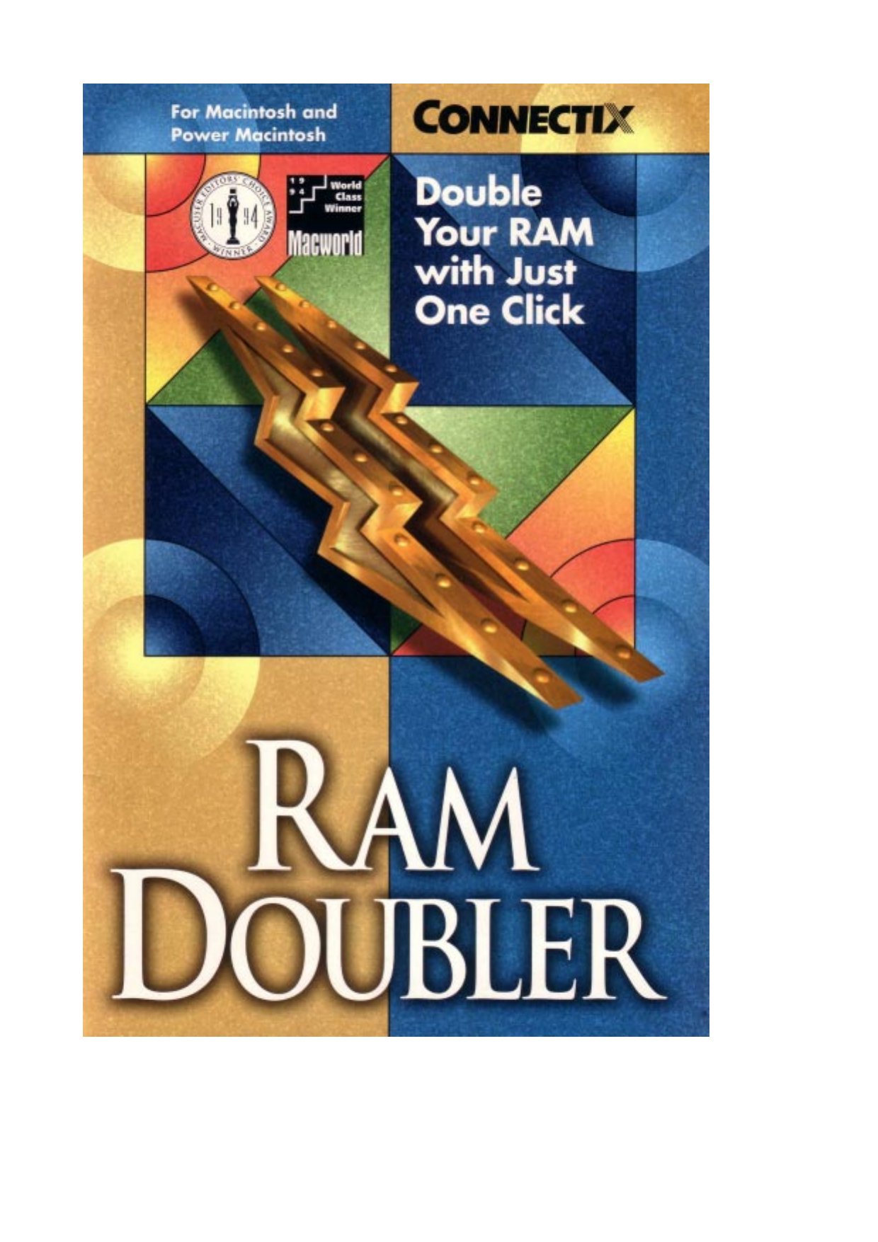 RAM Doubler manual