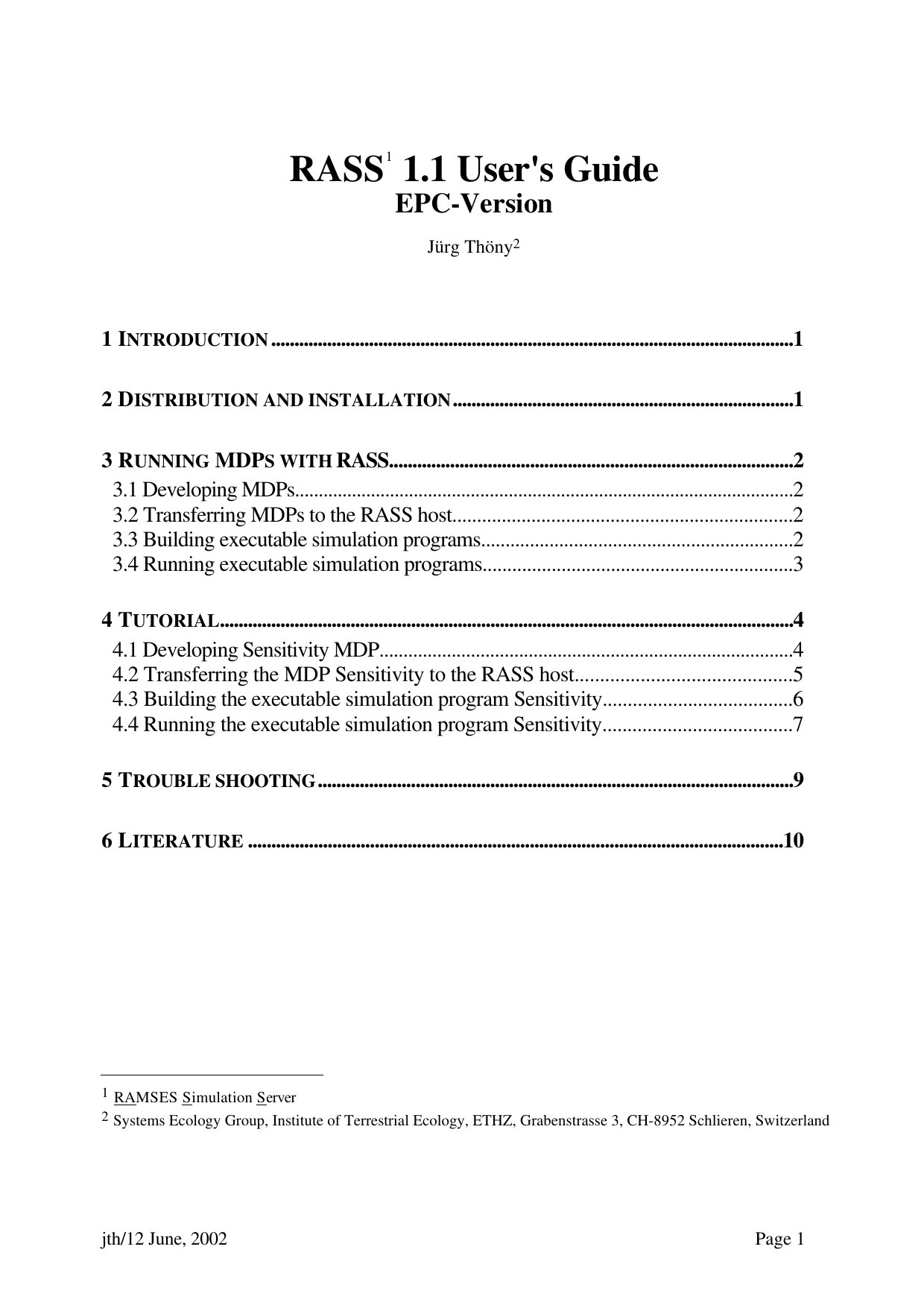 RASS 1.1 User Guide