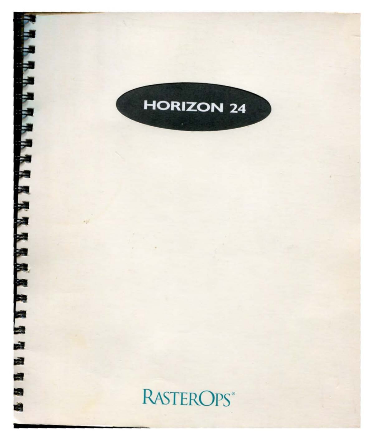 Rasterops Horizon 24 Manual 0