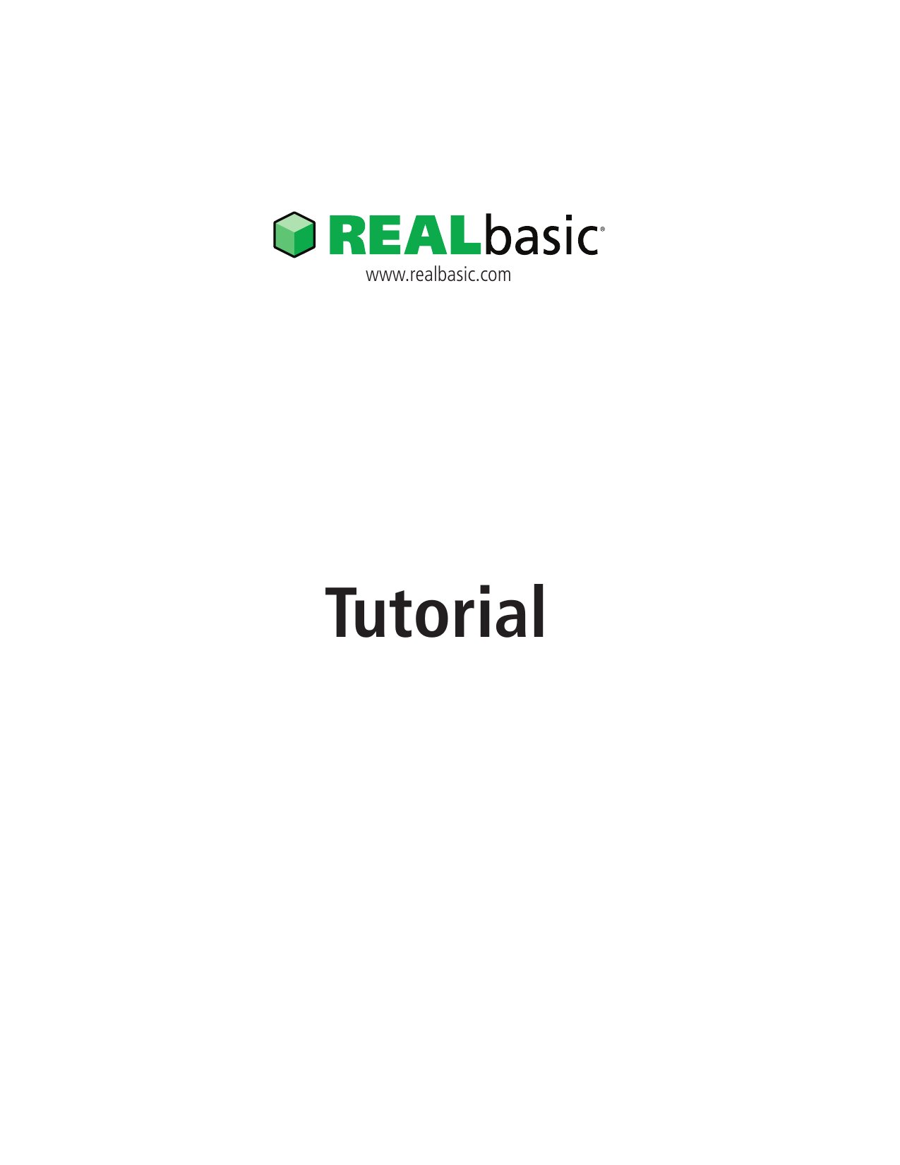 REALbasic Tutorial 0