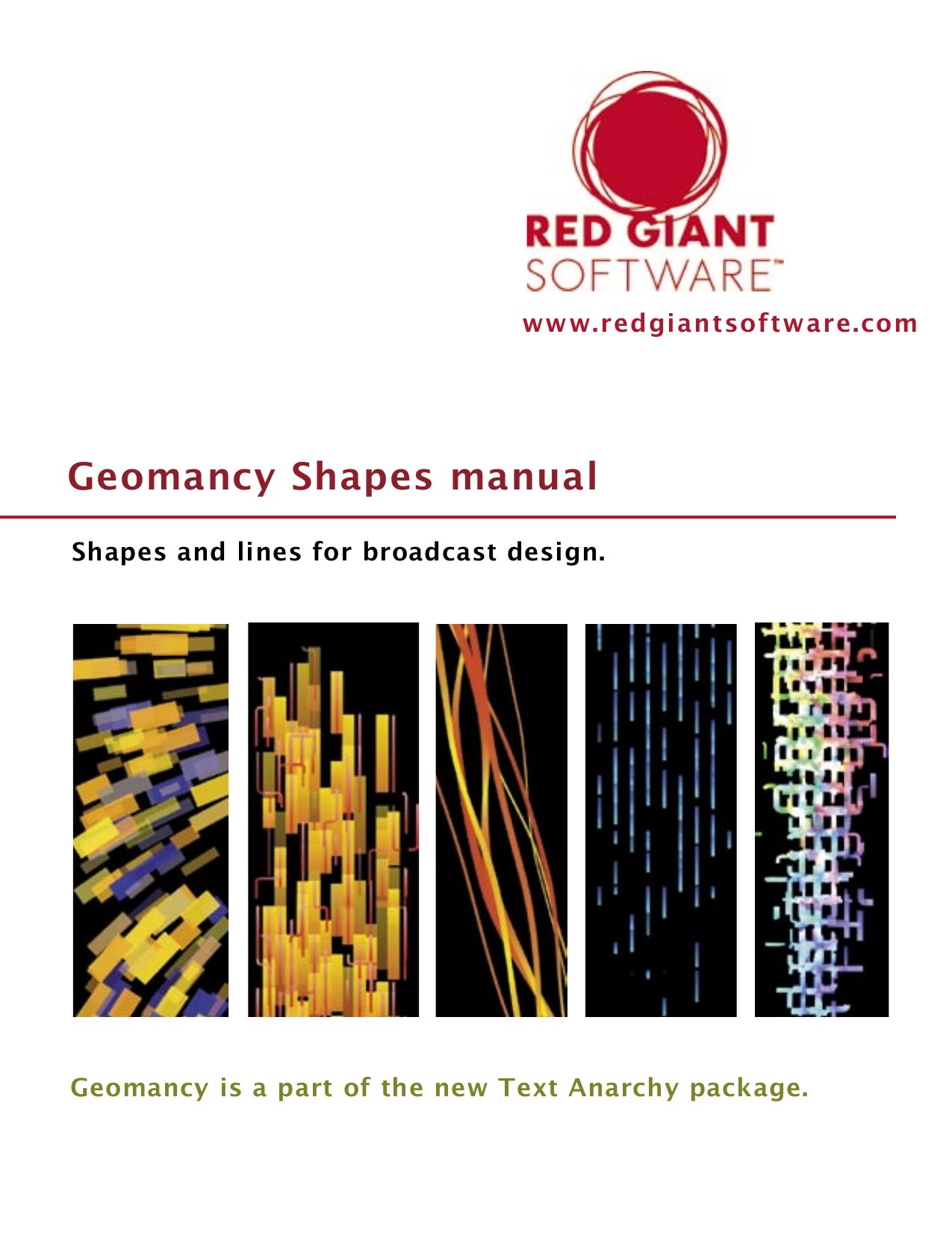 Red Giant Geomancy user guide