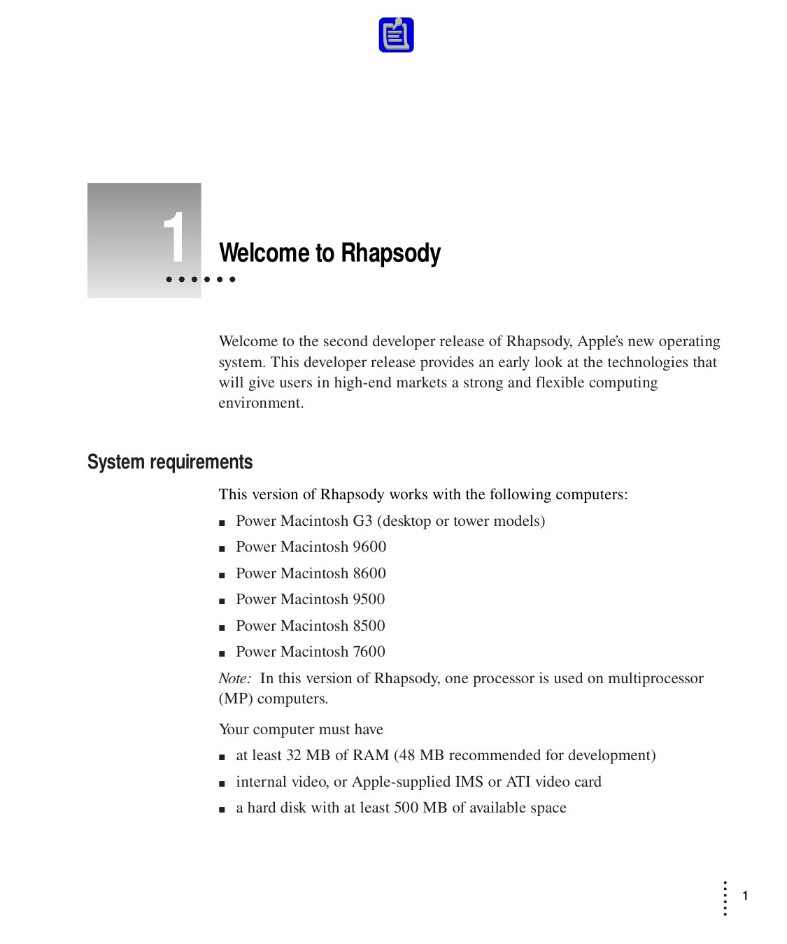 Rhapsody DR2 PPC Installation Manual