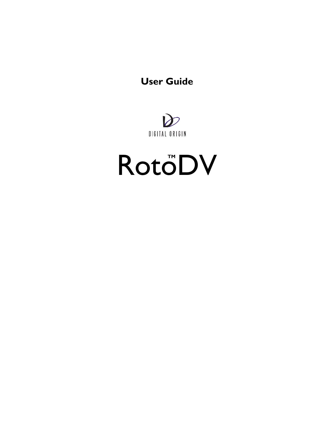 RotoDV User Guide