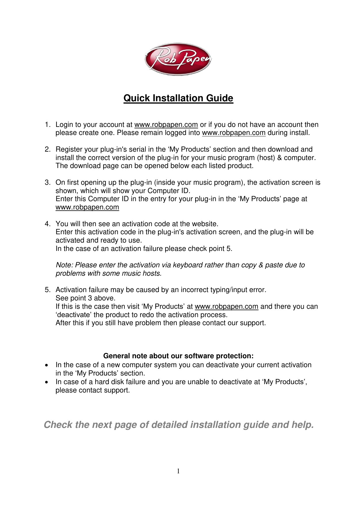 RP Product InstallerGuide