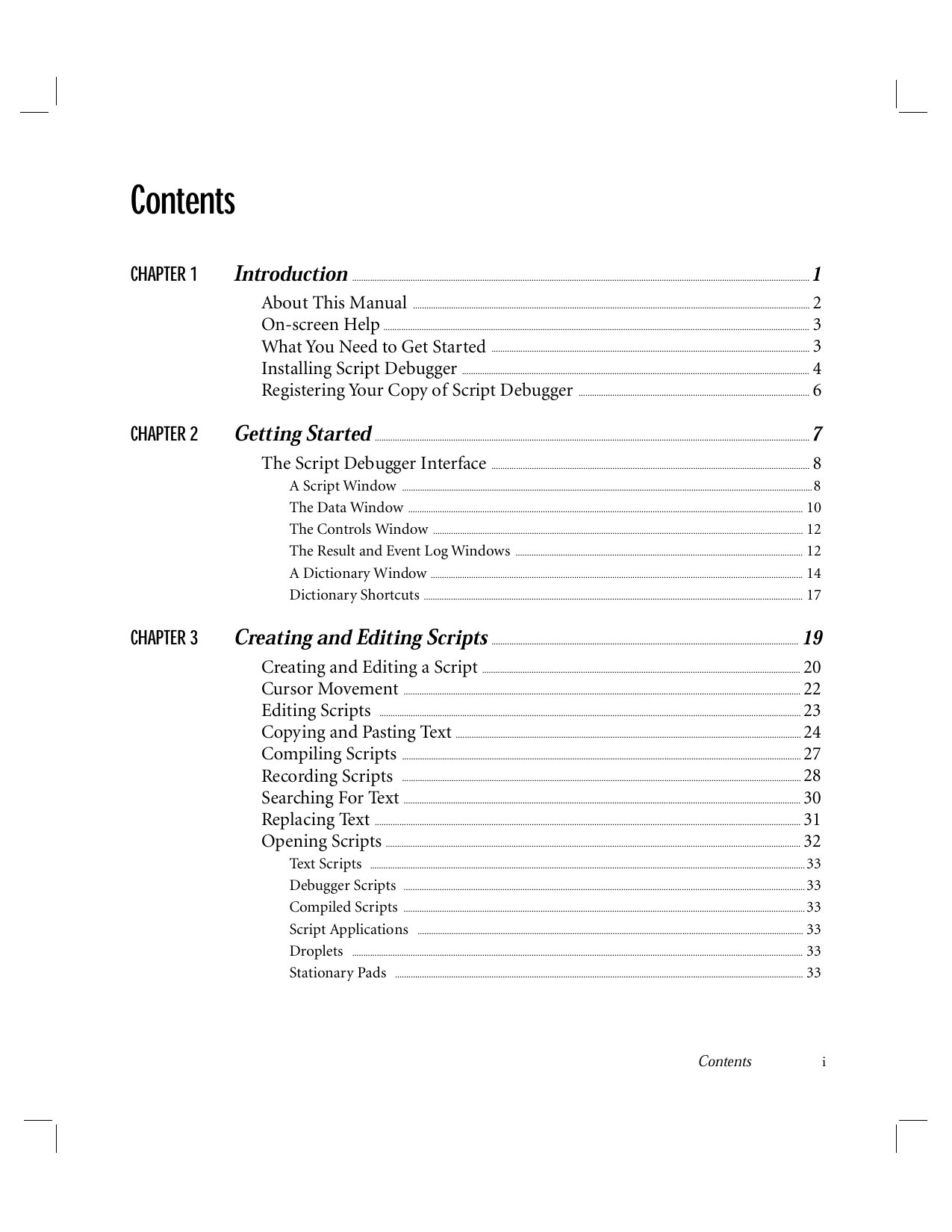 ScriptDebugger UserGuide